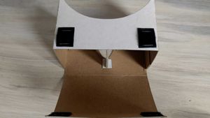 Google Cardboard, A Cardboard VR Headset.