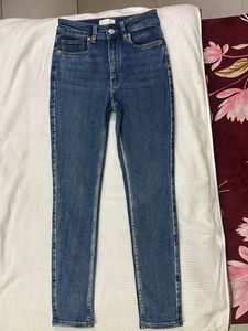 High- waist Skinny Denim Jeans