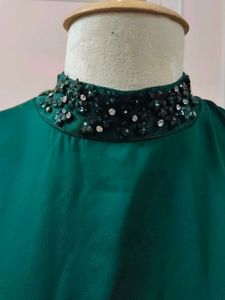 Emerald Green High Quality Stunning Vintage Dress
