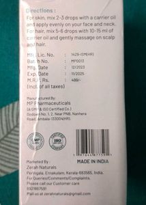 Nourishing Rosemary Essential Oil