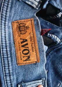 Distressed Detail Cargo Jeans