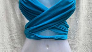 SEXIEST BLUE CROP TOP