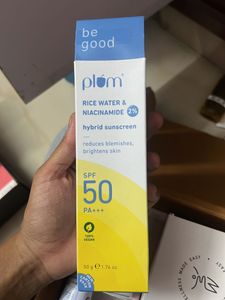 Plum Rice Water Sunscreen