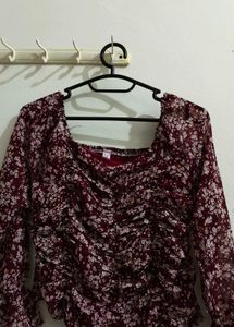 Floral Long Sleeve Top