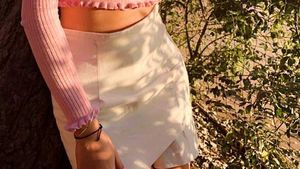 Short Skirt In White