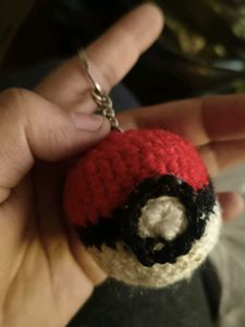 Poke Ball Keychain
