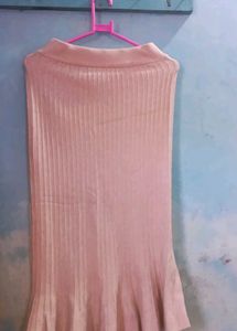 Ribbed Knit Mermaid Skirt
