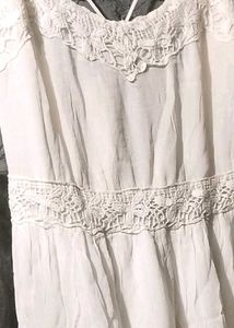 Unused Zara Cute Dress With Cross Back Style