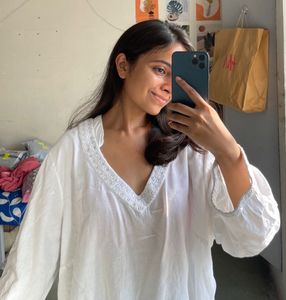 white kurti