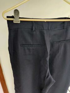 High Waist Korean Trouser Midnight Blue