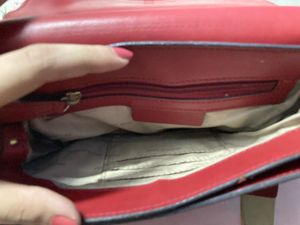 MICHAEL KORS Sloan Editor Large Red Burgundy❤️