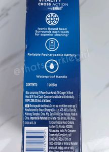 Oral B Rechargeable Rotating Electric Toothbrush