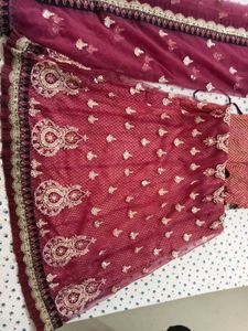 Elegant Maroon Lehenga Choli Set