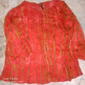 Red Colored Top