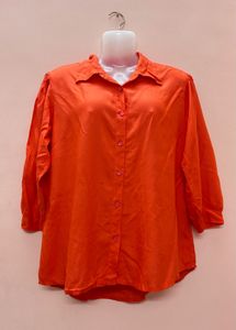 Orange / Coral Oversized Shirt
