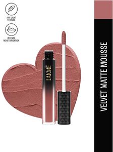 Lakme Velvet Matte Mousse Lipstick-306 Blush Nude