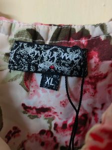 Beautiful Floral Print Off Shoulder Top
