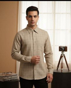 Checkered Beige Shirt
