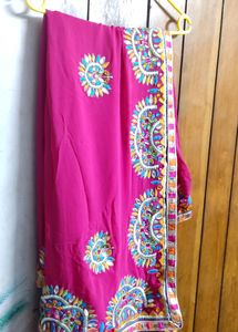 Rani Pink Saree