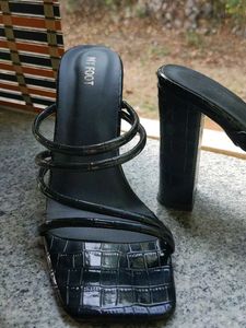 Black Strappy Heels