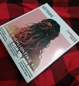 Streax Crimson Red Highlighting Kit, Unused