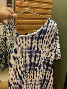 Tie-Dye One Shoulder Top
