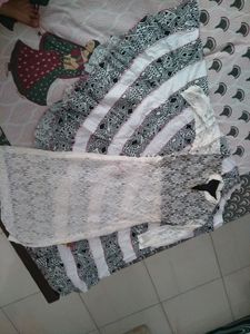 Buy one party wear kurta and skirt Get 1 Fre
