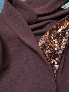 Burgundy Sequin Dress