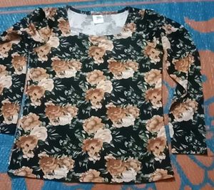 Floral Sleeve Top