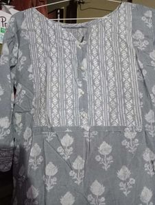 GREY 🩶 KURTA