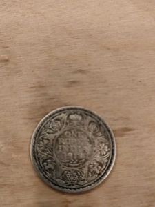 Rare One Rupee Coin 1913 Of George V King Empero