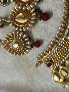 Gold-Tone Indian Jewelry Set