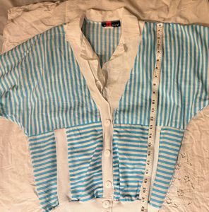 Vintage Striped Button-Down Shirt