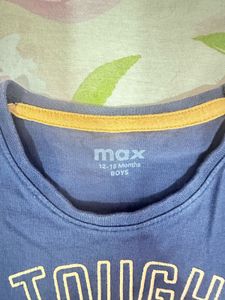 max tshirts 12-18 month set of 6