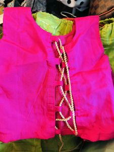 Combo Of Two Baby Girl Lehengas