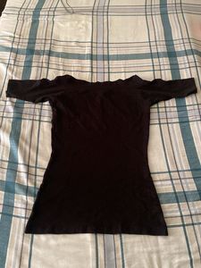 Black Off-Shoulder Top