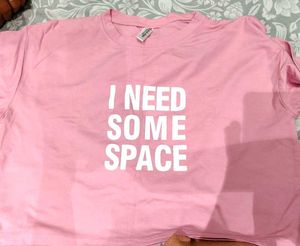 Pink "I Need Some Space" Tee