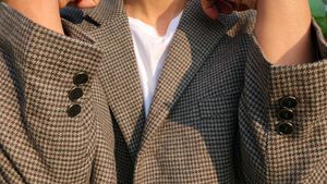 korean semi formal blazer.🇰🇷