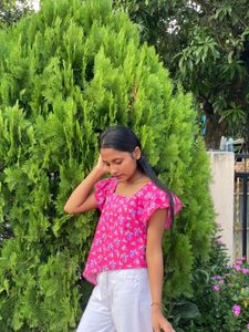 Pink Cotton Top