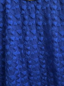 Royal Blue Lace Top