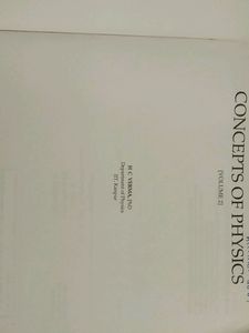 Concepts Of Physics Book Both Parts Part1 And Part-2 By Dr. HC Verma Refrence Book For Class 11 And 12 Science Students....
