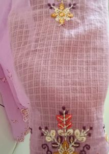 Embroidered Purple Kurti