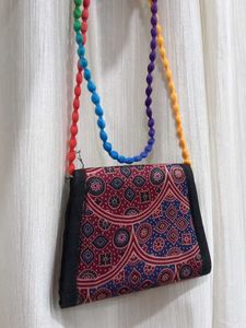 Embroidered Sling Bag