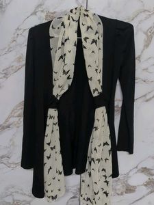 Butterfly Print Shrug