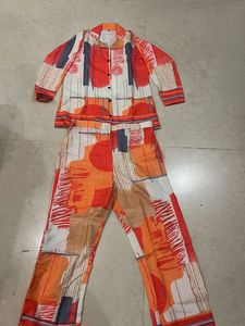 Abstract Print Lounge Set