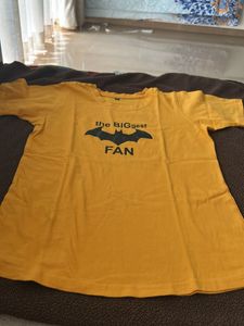 Yellow T-shirt for boy age 8 to 10