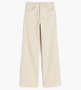 H&M wide Leg beige Pants