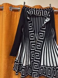 Stylish Black &amp; White Coat