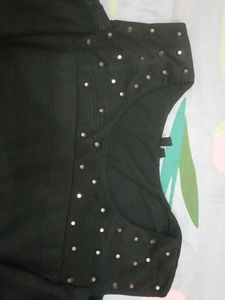 Cold Shoulder Studded Top