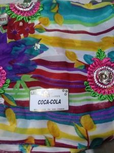 Floral Print Saree